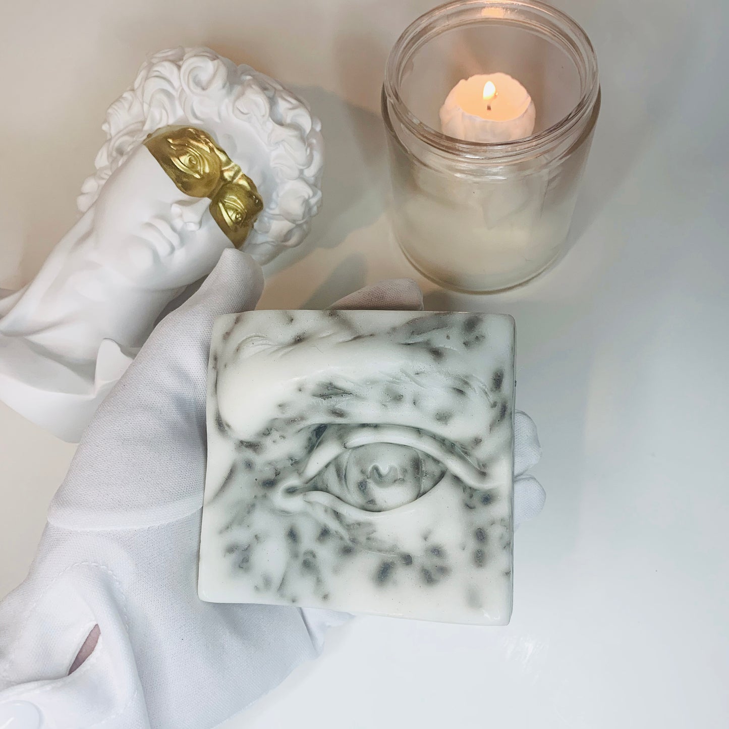 EYE OF DAVID - Aesthetic Soaps by Venus - Acne Treatment Face & Body Wash Natural Cystic Acne Cleanser Soap Bar