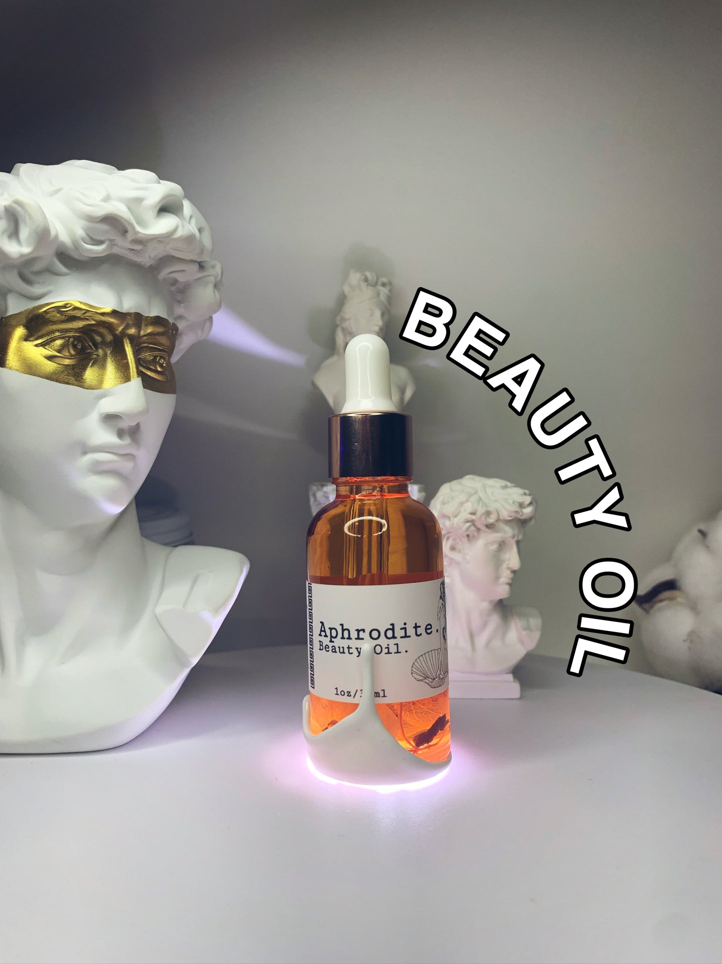 APHRODITE BEAUTY OIL - For Dry, Inflamed, Acne Skin, Dry Itchy Flakey Scalp Repair Organic Oil Remove Dark Spots & Dry Cuticles