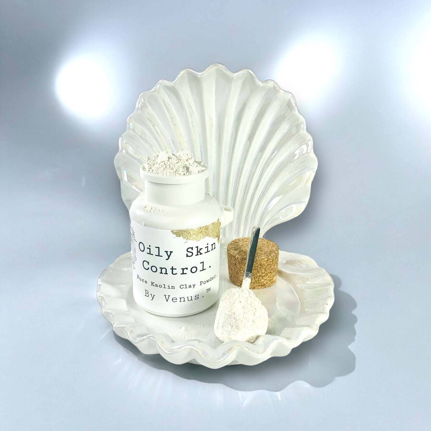 Clay Mask Powder for Oily Skin - Pure Kaolin Clay for Deep Cleansing - Effective Pore Minimizer and Hair Mask