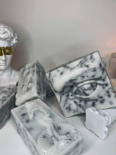 EYE OF DAVID - Aesthetic Soaps by Venus - Acne Treatment Face & Body Wash Natural Cystic Acne Cleanser Soap Bar